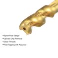 thumbnail image 3 of Unique Bargains M8 x 0.75 High Speed Steel Machine 3 Spiral Flutes Thread Tap Titanium Plated, 3 of 6