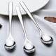 thumbnail image 3 of BRIGHTFUFU 6pcs 304 Cuchara de café creativa de acero inoxidable Cuchara de postre Cucharas de sopa para revolver, 3 of 7