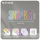 thumbnail image 4 of Letrero de Neón JIARODEY "Snacks" Colorido con Luz USB Regulable, 4 of 6