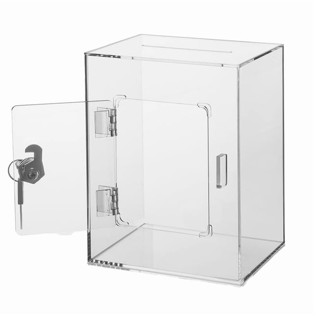 Alcancía Transparente con Cerradura, Alcancía Acrílica con Llave para Adultos y Niños, Caja de Ahorro Reutilizable para Cumpleaños.