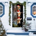 thumbnail image 1 of Tenture de Rideau de Porte de Fête de Noël Festive pour Rassemblements des Fêtes et Couverture d'Entrée Intérieure Saisonnière, Porte d'Entrée Distinctive, 1 of 5