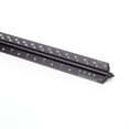 thumbnail image 4 of Regla de escala triangular de arquitecto de 12 pulgadas, herramienta de medición imperial (negro) Ehuebsd Para estrenar, 4 of 9