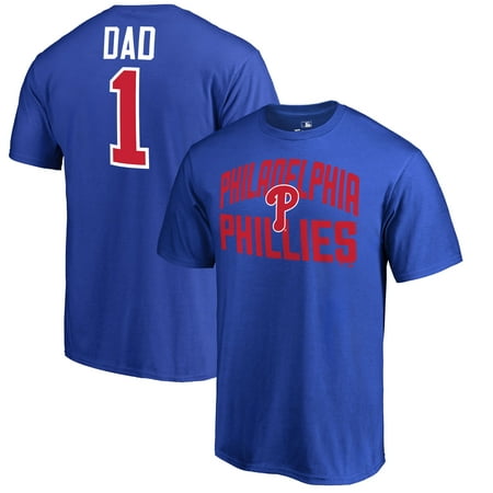 Philadelphia Phillies Fanatics Branded 2019 Father's Day Number 1 Dad T-Shirt - (Best Of Philly 2019)