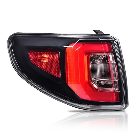 CROSSDESIGN LED Tail Light Outer w/o Bulbs Left Side Fit for GMC Acadia 2013-2016/Fit GMC Acadia Limited 2017