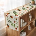 thumbnail image 6 of Table Runners 70 Inches Long Dress Scarves, Ladybugs Eucalyptus Farmhouse Coffee/Dining/Kitchen Table Decor, Holiday Table Runner, Spring Botanical Leaves Green 13x70 Inch, 6 of 9