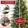 thumbnail image 2 of 6.5FT Pre-Lit Slim Aspen Fir Artificial Holiday Christmas Tree with Stand, 2 of 6