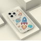 thumbnail image 4 of Añade un toque de alegría a tu iPhone 15 Pro Max 14 13 12 Pro 11 con esta funda para teléfono plateada mate con diseño único de dibujos animados., 4 of 4