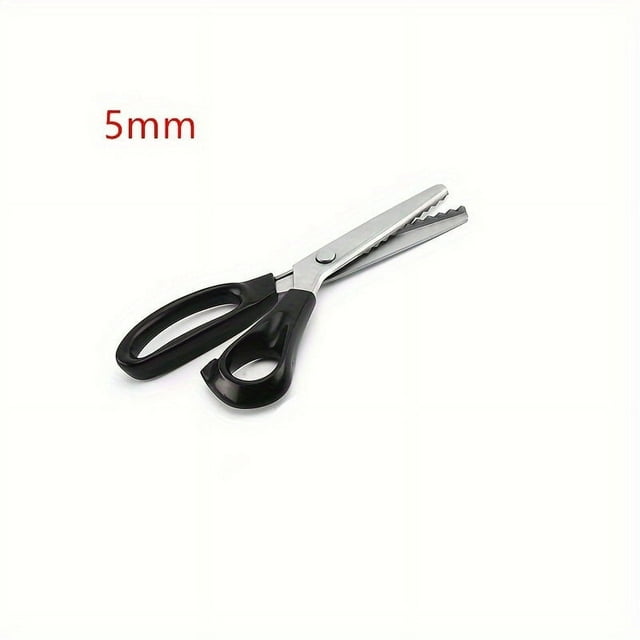 YOPTOP 1pc 3/5/7mm Scalloped Edge Pinking Shears Fabric Dressmaking Scissors RTY,Style5