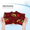 thumbnail image 3 of Pofeuu Hot Chili Print Soft Cotton Girls Boyshort panties Toddler Underwear-X-Small, 3 of 5