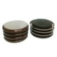 thumbnail image 2 of 8 Unids Set Fieltro Deslizamiento Muebles Teflong Escalera Piso 8cm Marrón Yotijar, 2 of 10