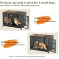 48inch Heavy Duty Dog Crate Compatible with Optional Divider, Extra