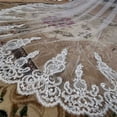 thumbnail image 2 of YAOLAN Bridal White Wedding Veil 118" Lace Appliques Edge Wedding Veil Accessories, 2 of 6