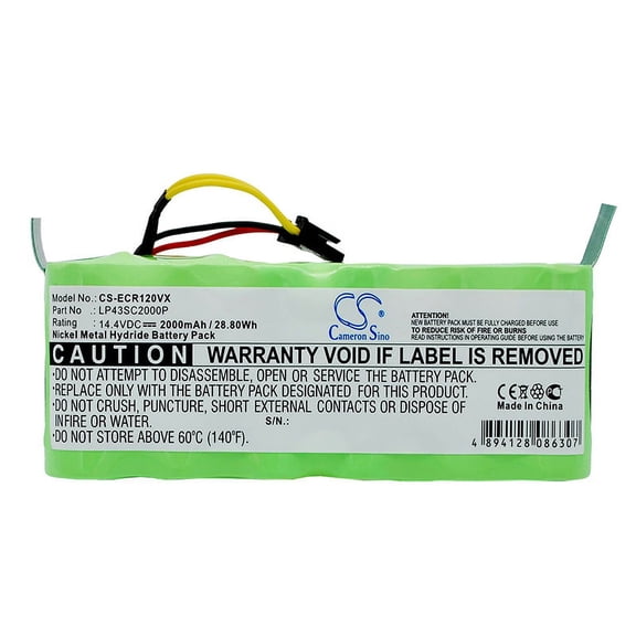2000mAh Sichler Battery for PCR-3550UV PCR-2000 NC-5725-919