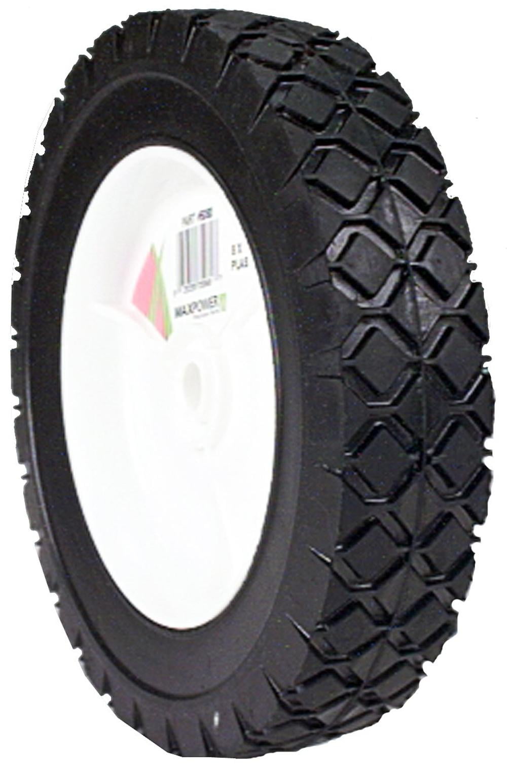 335080 8Inch Plastic Wheel Diamond Tread, Replacement tires for lawn