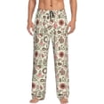 thumbnail image 2 of Kdxio Squirrel In The Forest Print Men's Sleep Pajama Pant Lounge Pants with Pockets, 2 of 8