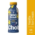 thumbnail image 2 of Chobani 30G Protein Low-Fat Greek Yogurt Drink Vanilla Ice Cream 14 fl oz Bottle, 2 of 11