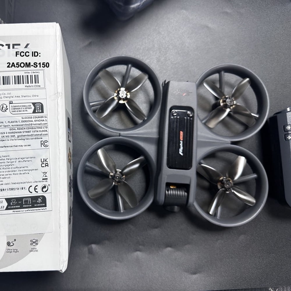 S156 Drone with 4.5in Screen Remote Control, 1080P HD Dual Camera, Brushless Motor, Optical Flow Positioning, One-Click Take off and Landing, Easy Control Drone Gift