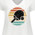 thumbnail image 4 of Inktastic Table Tennis Ping Pong Women's Plus Size V-Neck T-Shirt, 4 of 5