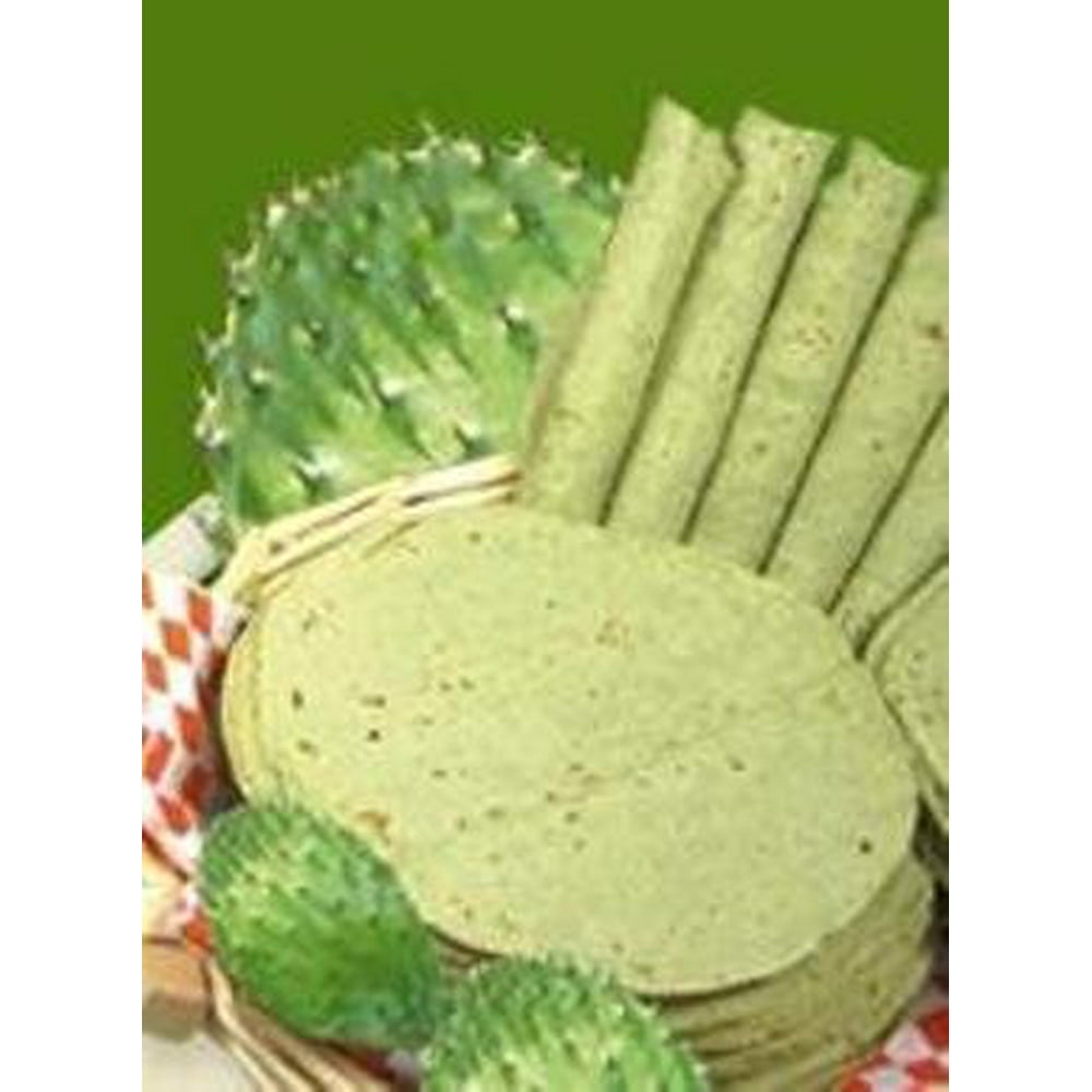 Tortillas De Nopal the Healthy non GMO corn kernels Green Cactus