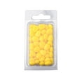 thumbnail image 4 of 50Pcs Silicone Artificial Soft Design Lure for Outdoor Freshwater Fishing Yellow, 4 of 9