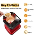 thumbnail image 2 of FOHERE 450 W Red Electric Popcorn Popper, 2 of 4