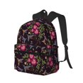 thumbnail image 2 of Picia Flowers And Humming Bird1 Large Capacity Backpack Classic Style Backpack Casual Backpack Water-Resistant School Work Travel Outdoor Backpack, 2 of 8