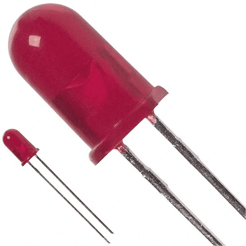 Pack of 10  TLLR5401  Standard LED Uni Color Red Diffused 5MM T/H Radial