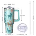 thumbnail image 3 of 1pc veterinary 40oz Tumbler with Straw & Handle - Insulated Stainless Steel Cup | Holiday Gift for Man Women (Christmas, Valentine's, Birthday), 3 of 5