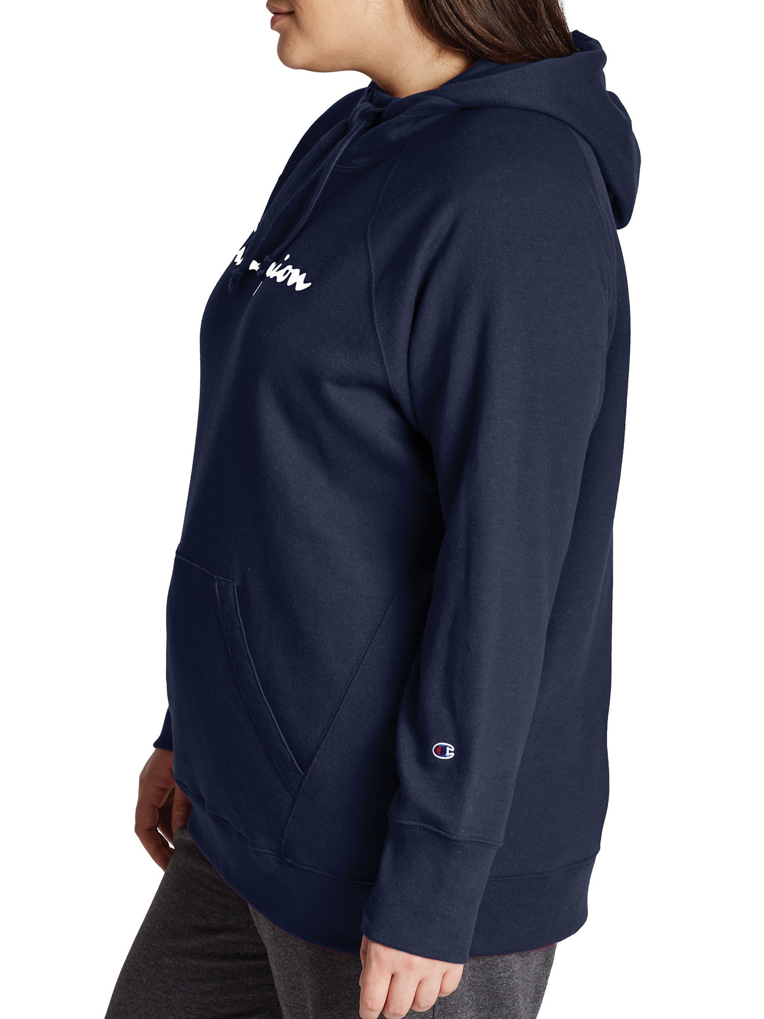 Champion NWT Logo Print Navy Blue Seamless Sweatshirt Bralette Size L - $28  - From Linda