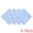 Blue, variant on Unique Bargains 12" X 12" Cotton Washcloths Absorbent Reusable Washcloths White 4pk