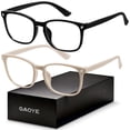 thumbnail image 1 of Gafas Gaoye Fashion Square unisex que bloquean la luz azul, 1 of 7