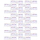 thumbnail image 1 of 48pcs Unicorn Water Bottle Stickers Party Decals Festival Decorative Vinyl Labels Red, 1 of 3