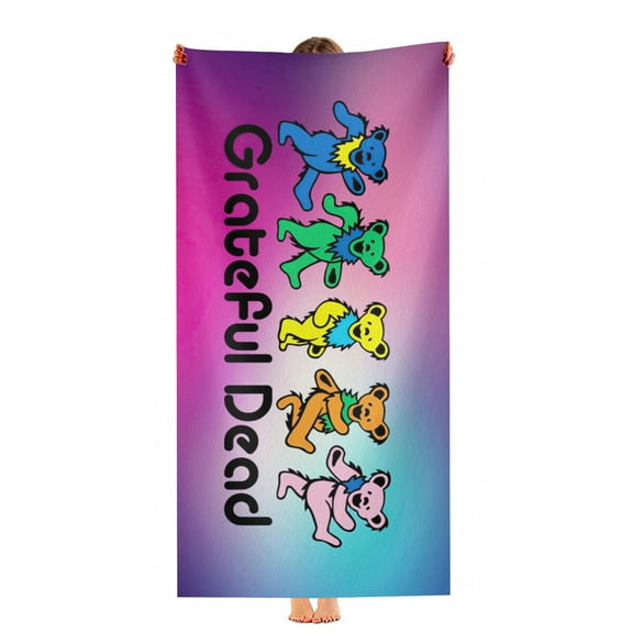 Dancing Bear Beach Towel Quick Drying Microfiber 30"x60"