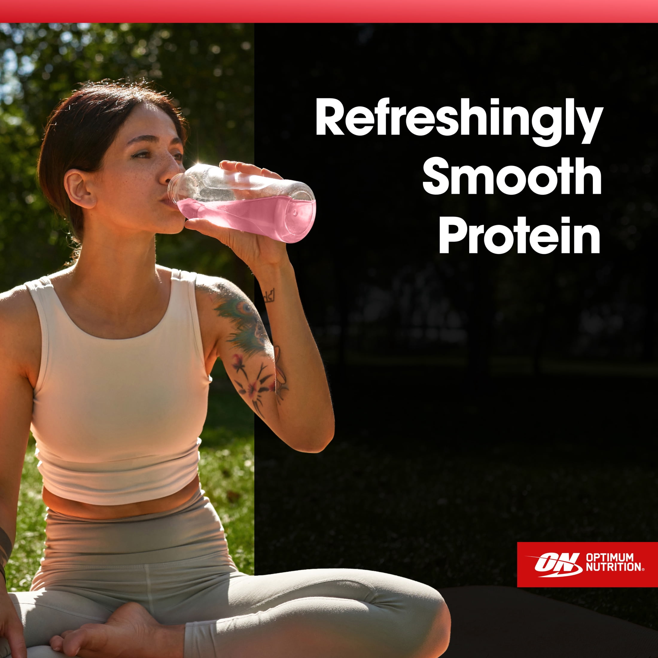 Optimum Nutrition ProQuench Clear Protein Powder, Strawberry Splash, 16 Servings