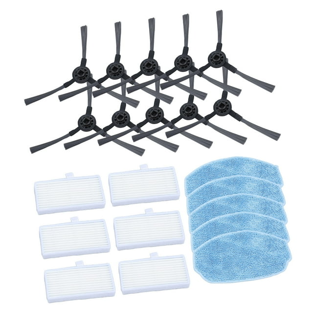 Robot Vacuum Cleaner Accessories, Easy To Clean Effective 5 Mop Pads Robot Vacuum Cleaner Replacement Parts for BR150