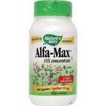 Nature's way alfa-max 10x concentrate vegetarian capsules, 100 ct