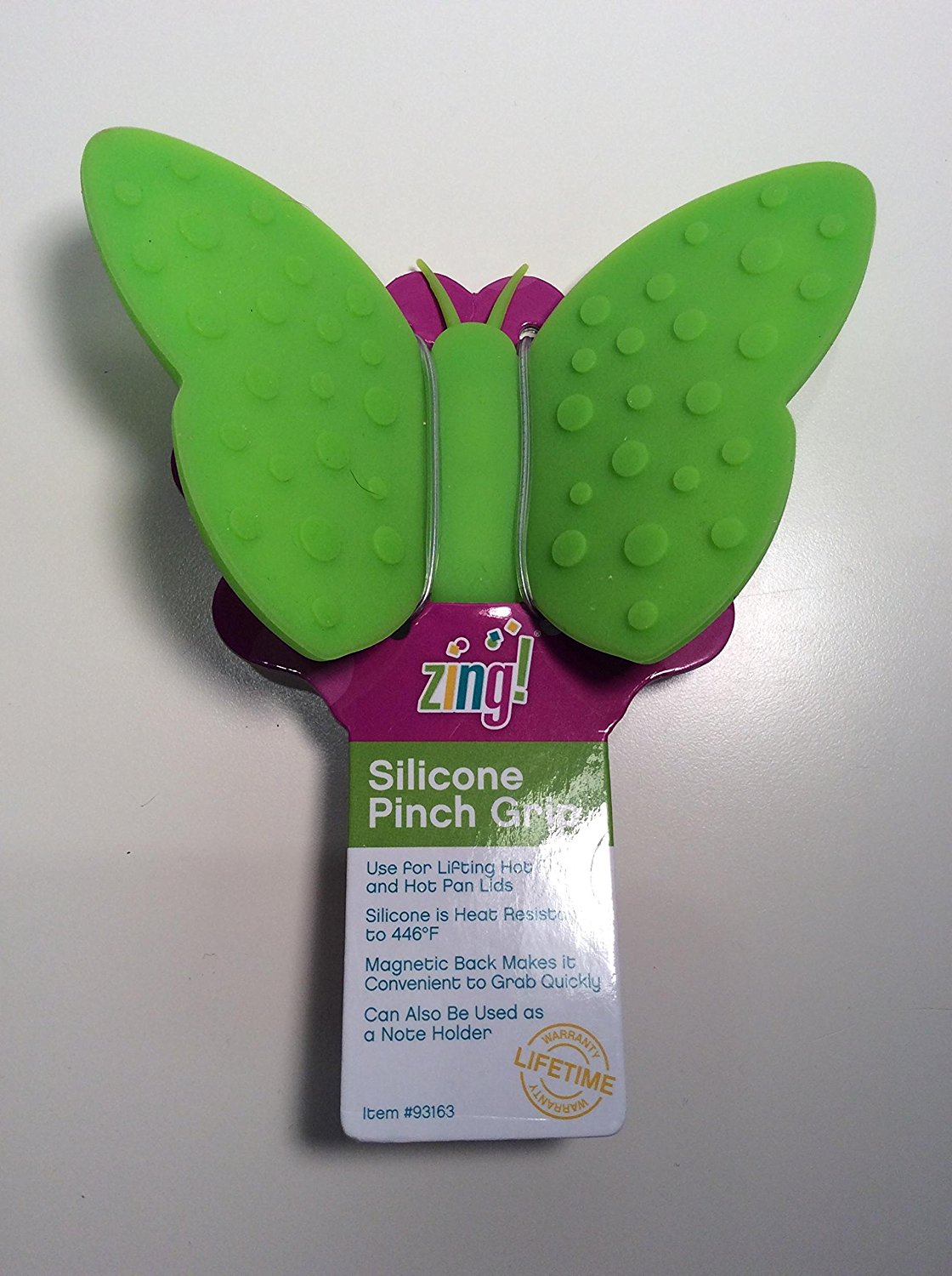 Butterfly Pinch Grip (Green), Pinch grip silicone. By Unknown