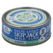 Sea Tales Skipjack Tuna MSC 5 Oz In Water No Salt