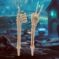thumbnail image 3 of Dserhfy Halloween Skeleton Stake Decoration Realistic Skeleton Bones Design Easy to Install Creepy Hand Arm with Lawn Stakes, 3 of 7