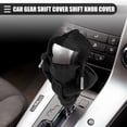 thumbnail image 2 of Unique Bargains 2 Pcs Universal Car Gear Shift Cover Shift Knob Cover Gear Stick Cover Shift Gear Cover Black, 2 of 6