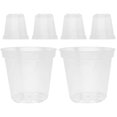 thumbnail image 1 of 6Pcs Clear Orchid Pots with Drainage Plastic Flower Planting Pots Breathable Design, 1 of 4