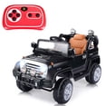thumbnail image 1 of Costway Jeep Eléctrico para Niños Coche Montable de Batería 12 V con Mando 2,4 GHz Luces Led Reproductor de MP3 Negro, 1 of 9