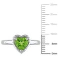 thumbnail image 2 of Everly Women's Peridot Sterling Silver Ring, 2 of 6