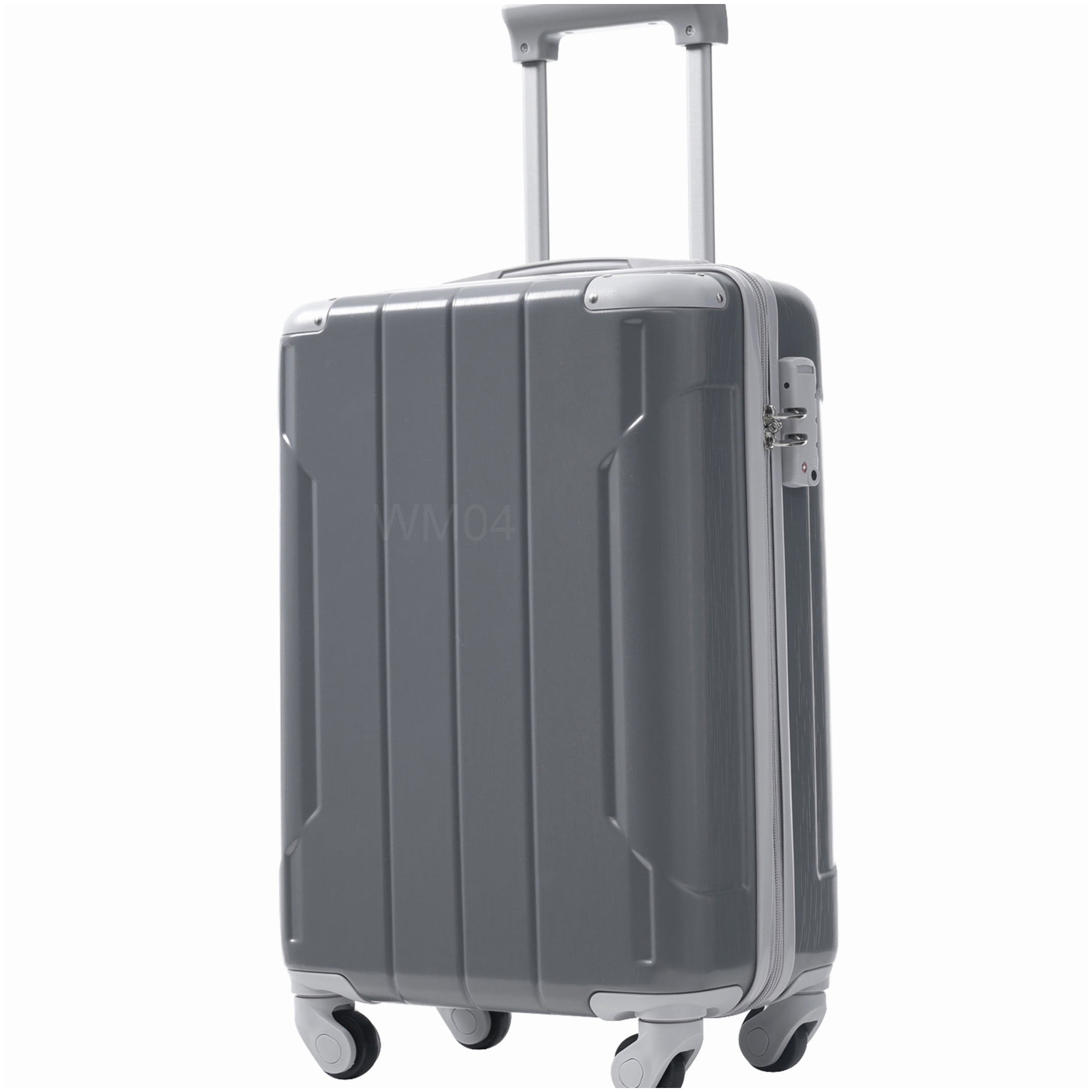 Lightweight ABS Carry On Luggage 3 Piece Set, 20 Inch Spinner Suitcase with TSA Lock for Weekend Travel