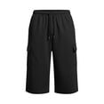 thumbnail image 4 of Mens Athletic Capris Pants Multi-Pockets Drawstring Elastic Waist Casual Workout Sports Shorts Fathers Gift, 4 of 7