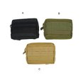thumbnail image 4 of Eigraketly Riñonera impermeable a prueba de arañazos, senderismo, viajes, pesca, bolsas de almacenamiento portátiles con cierre de cremallera, Caqui, 4 of 6