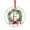 Pattern-2, variant on Letter H Monogram Letter Floral Watercolor Glass Ornament Floral Monogram Letter Christmas Glass Decoration Gift Exchange Present Ideas