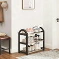 thumbnail image 6 of 3-Tier Shoe Rack Black Storage Shelf 18x15x7 Inch for Campus Apartment Entryway Dorm Room Organization, 6 of 6