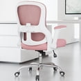 thumbnail image 1 of Silla de oficina Veratric de respaldo alto ergonómica, 181 kg, rosa, 1 of 9