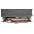 thumbnail image 3 of Vagarant Traveler 17" Slim Full Grain Leather Briefcase Laptop Bag w/Latch Lock LB37.BLK, 3 of 3